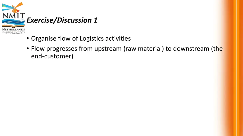 exercise discussion 1