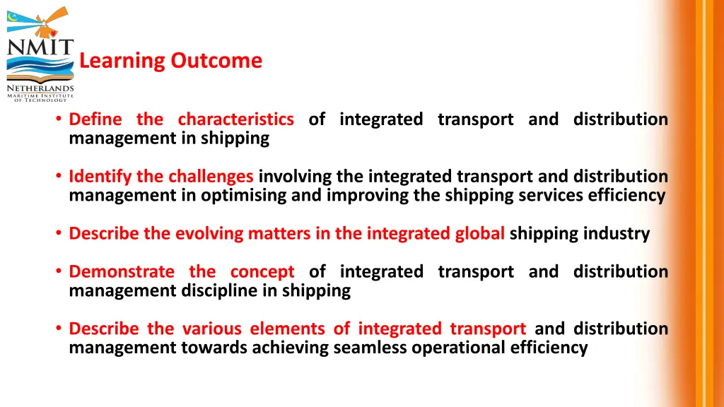 learning outcome