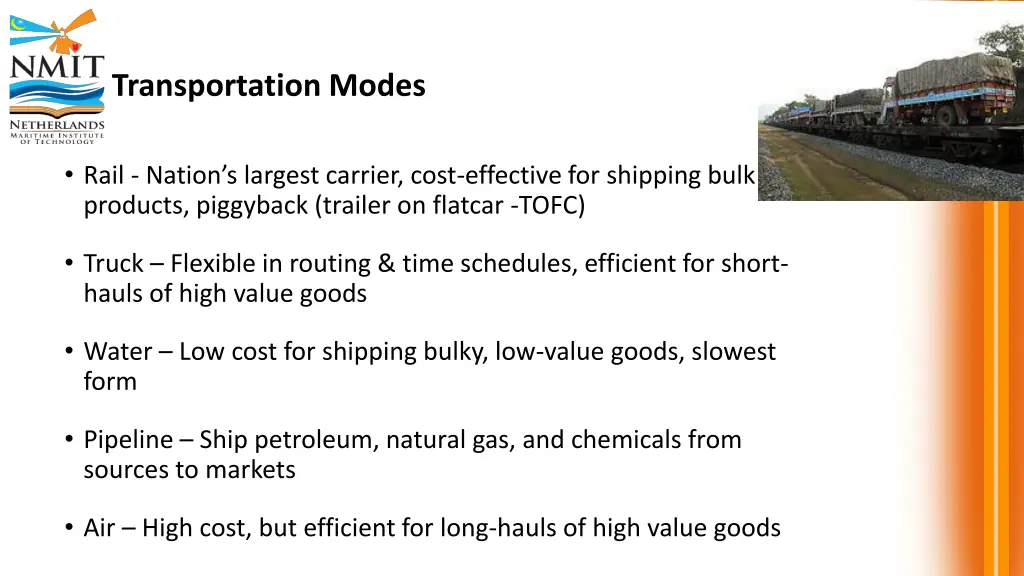 transportation modes