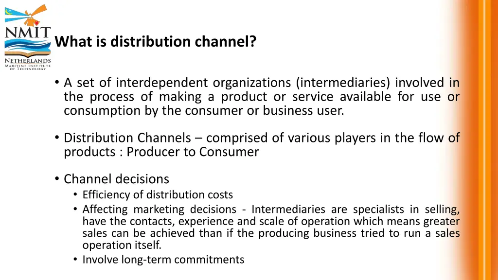 what is distribution channel