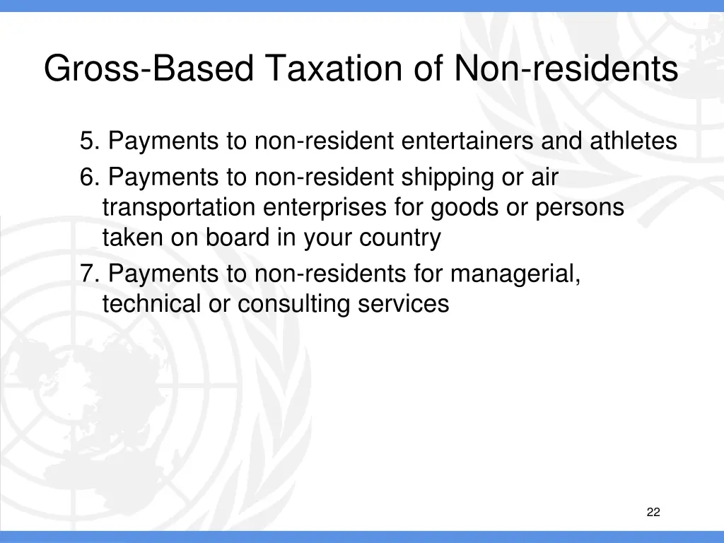 gross based taxation of non residents 11