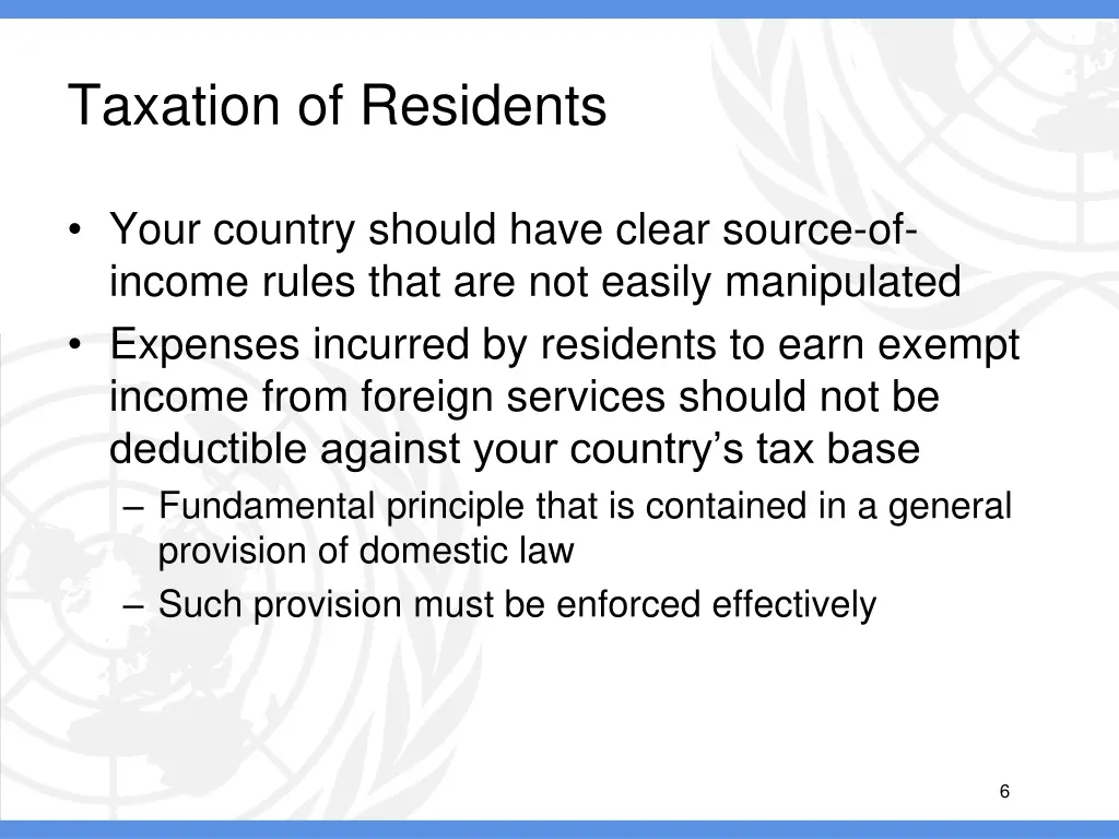 taxation of residents 2