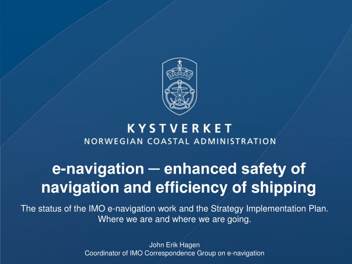 e navigation enhanced safety of navigation