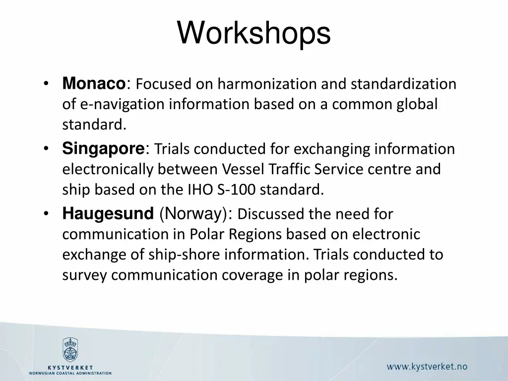 workshops