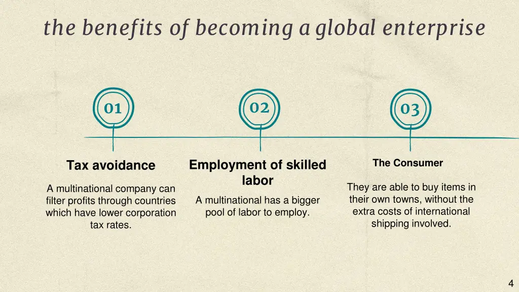 the benefits of becoming a global enterprise