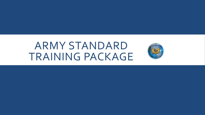 army standard training package