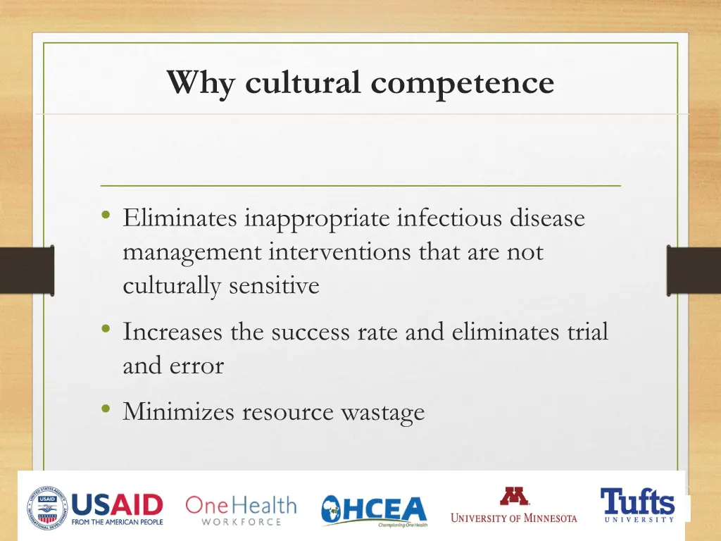why cultural competence