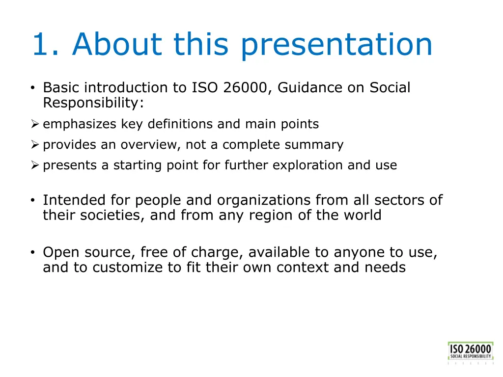 1 about this presentation