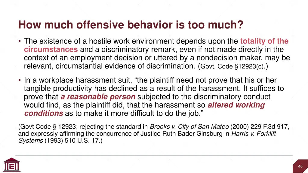 how much offensive behavior is too much 1