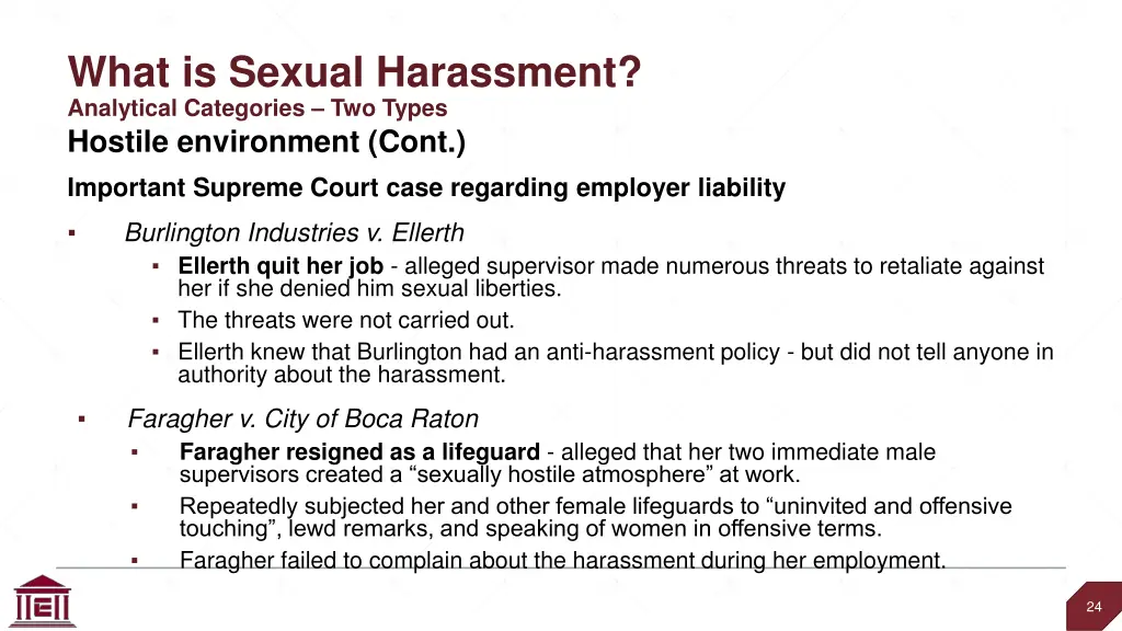 what is sexual harassment analytical categories 9