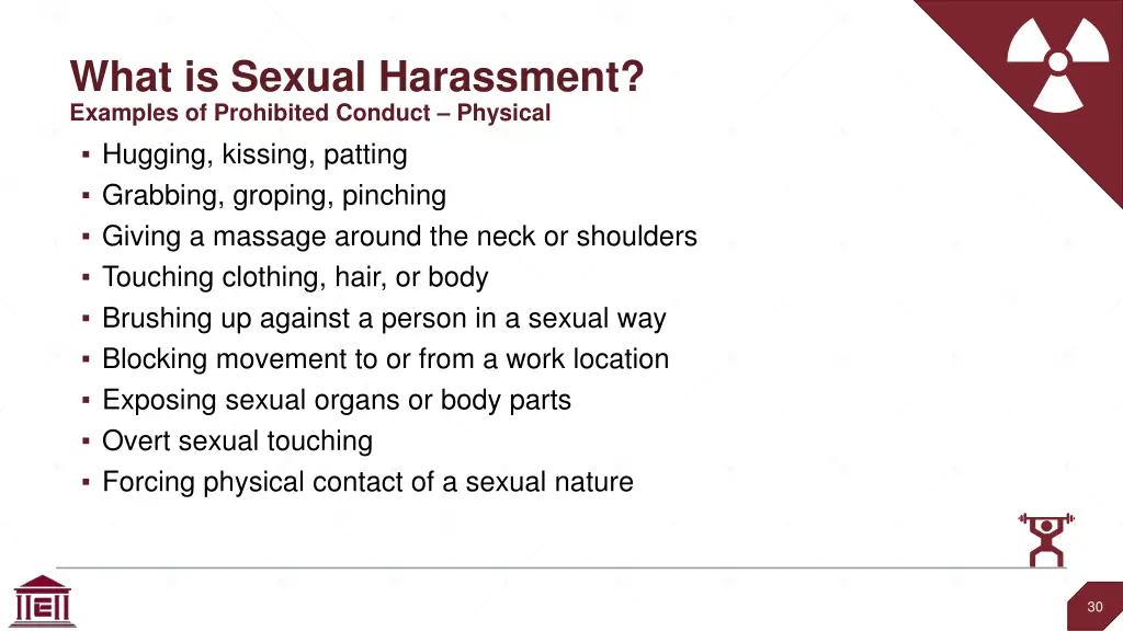 what is sexual harassment examples of prohibited 1