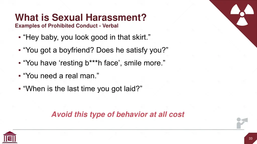 what is sexual harassment examples of prohibited 4