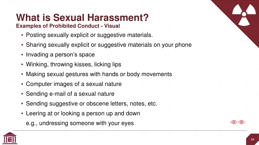 what is sexual harassment examples of prohibited 5