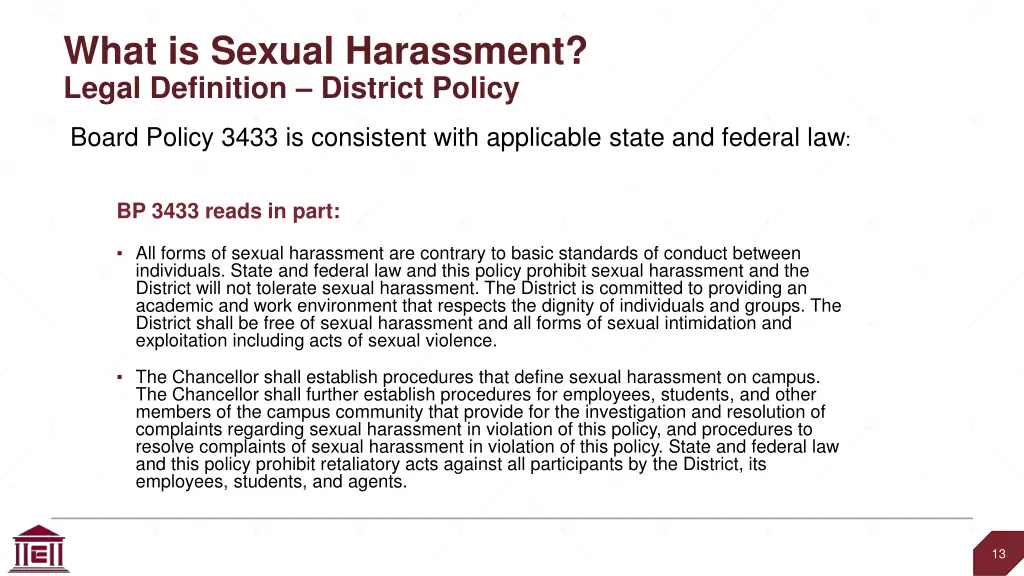 what is sexual harassment legal definition
