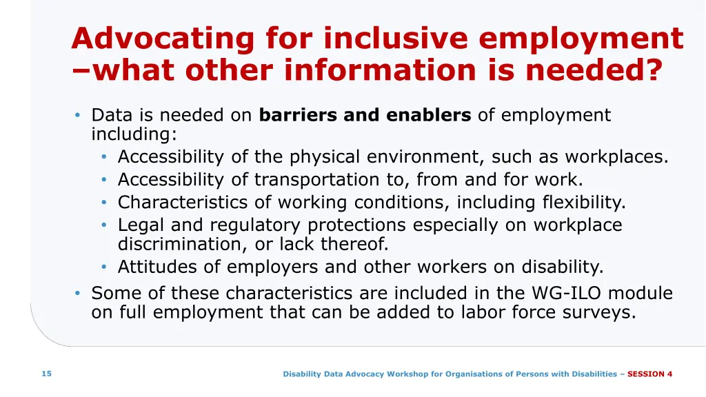 advocating for inclusive employment what other