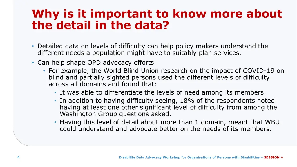 why is it important to know more about the detail