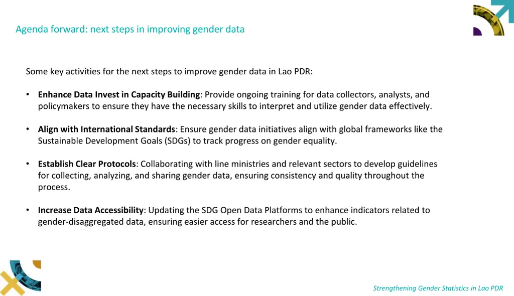 agenda forward next steps in improving gender data 1