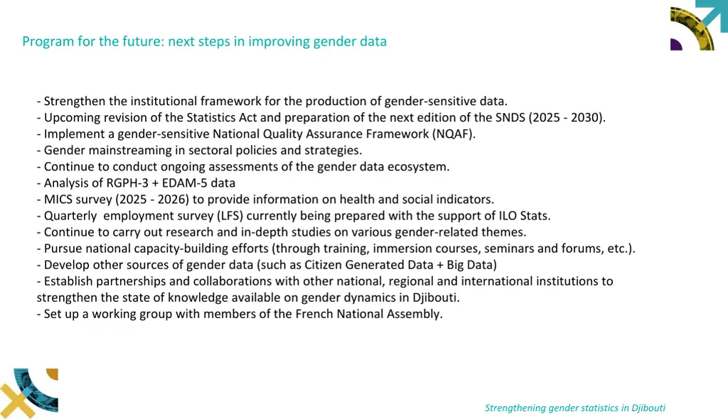 program for the future next steps in improving 3