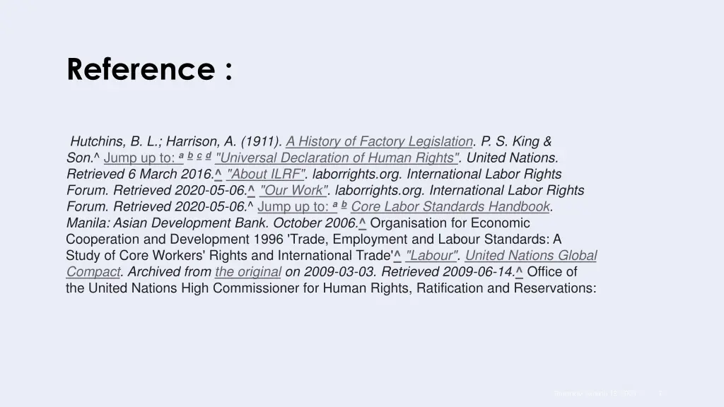 reference