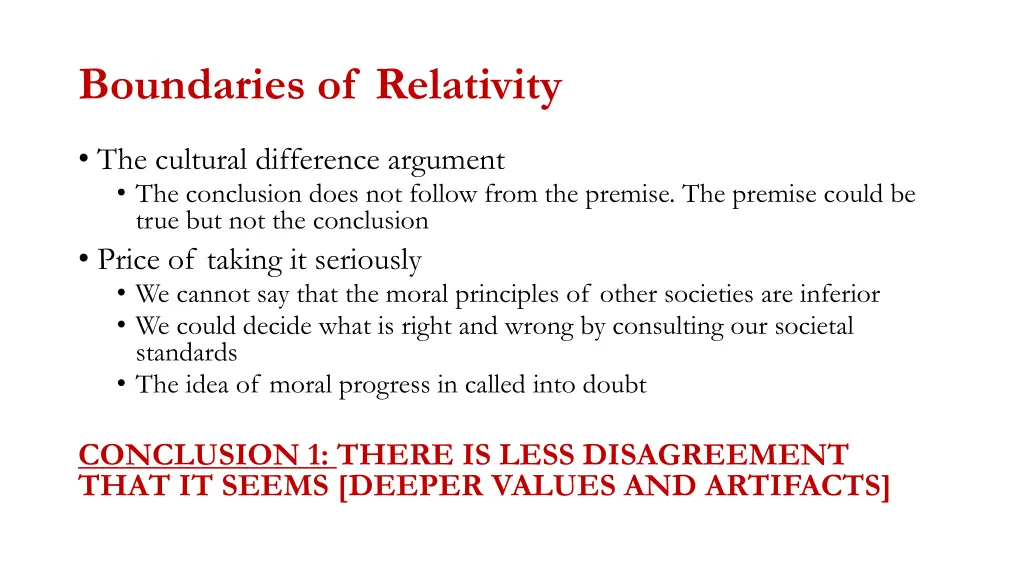 boundaries of relativity 1