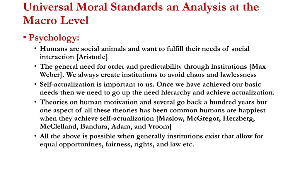 universal moral standards an analysis 3