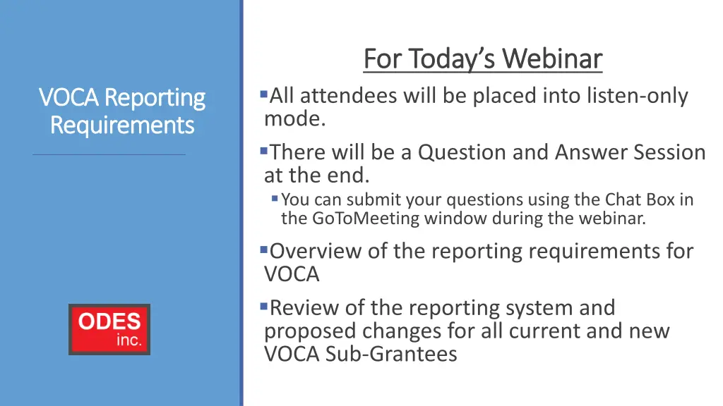for today s webinar for today s webinar