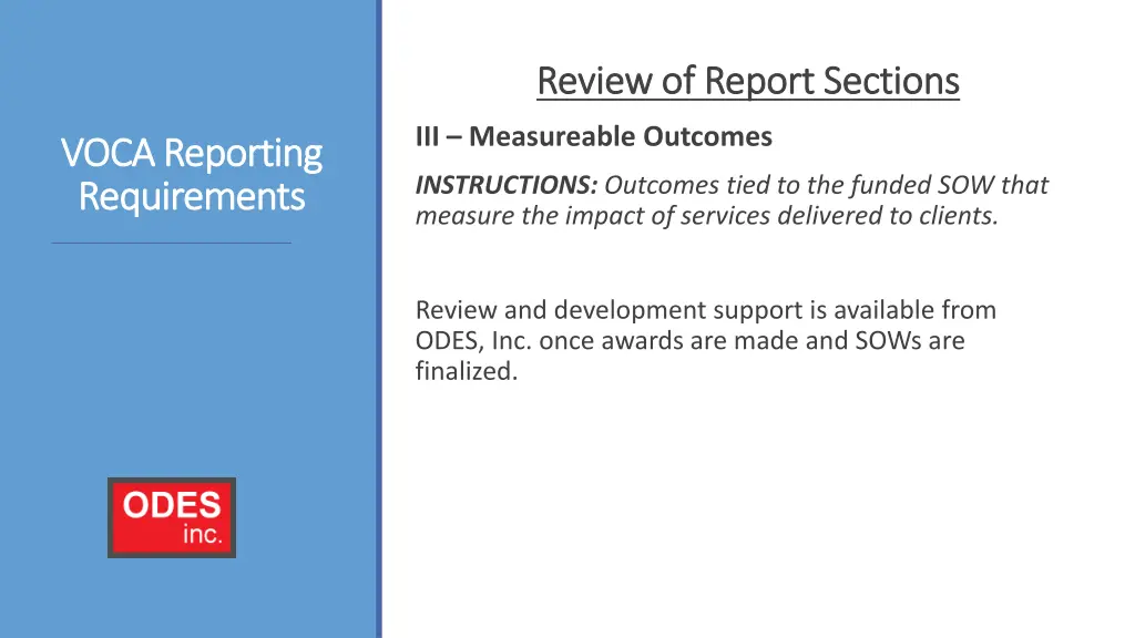 review of report sections review of report 13