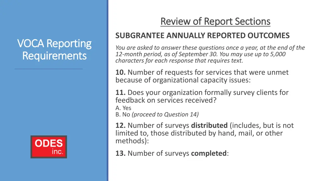 review of report sections review of report 14