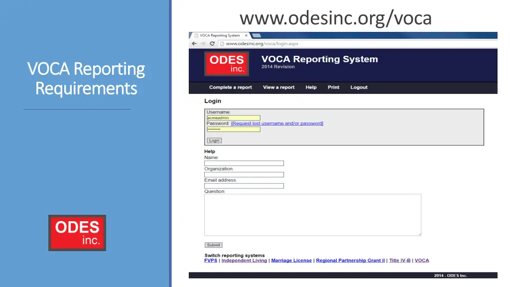www odesinc org voca