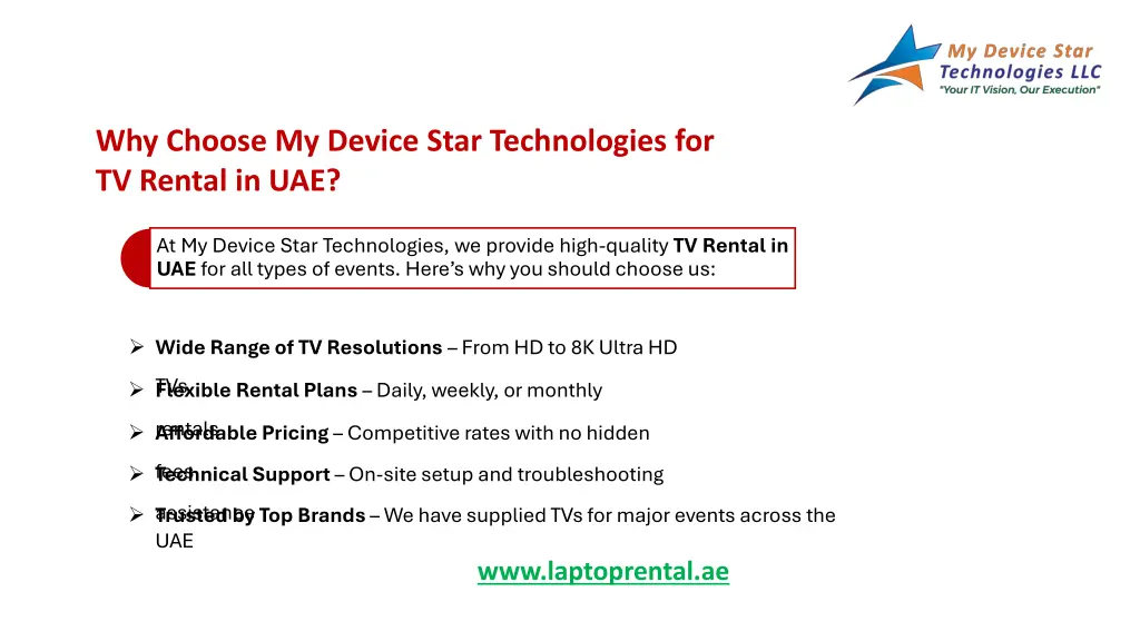 why choose my device star technologies