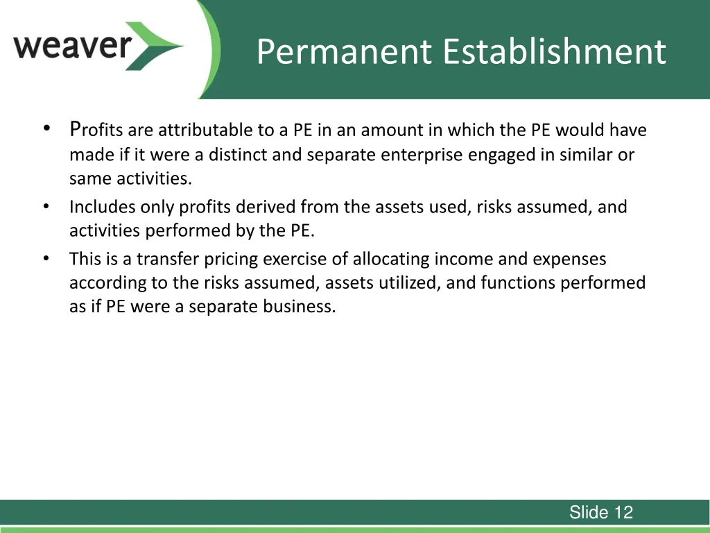 permanent establishment