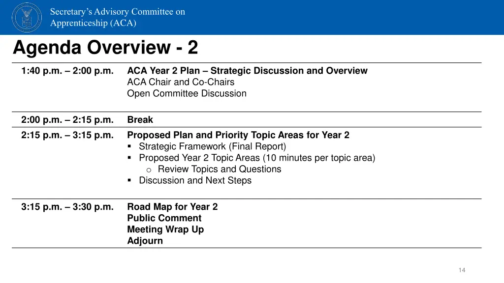 secretary s advisory committee on apprenticeship 12