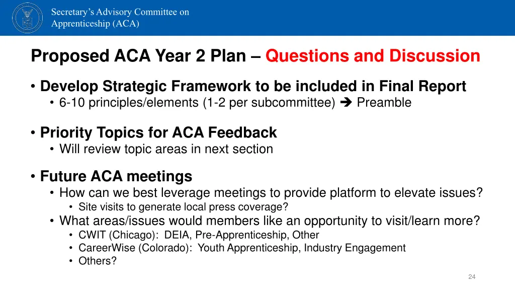 secretary s advisory committee on apprenticeship 22