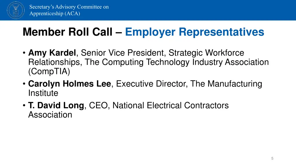 secretary s advisory committee on apprenticeship 3