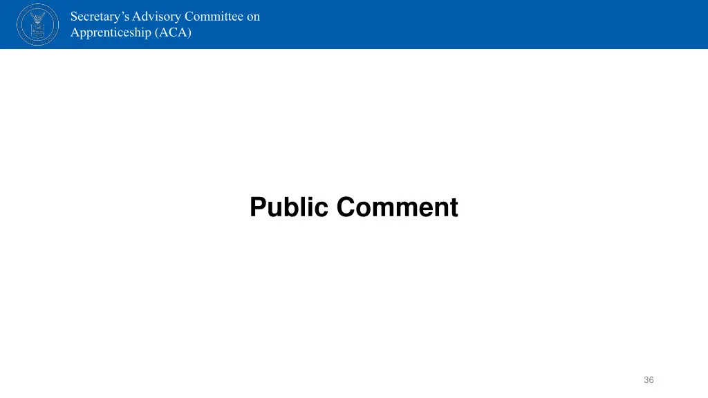 secretary s advisory committee on apprenticeship 34