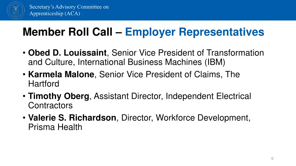 secretary s advisory committee on apprenticeship 4