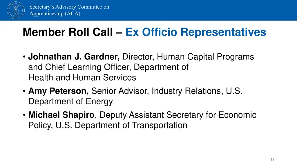 secretary s advisory committee on apprenticeship 9
