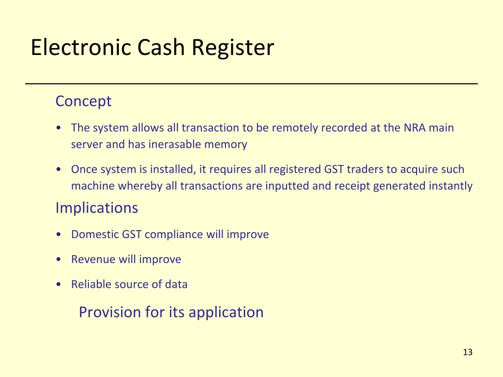 electronic cash register