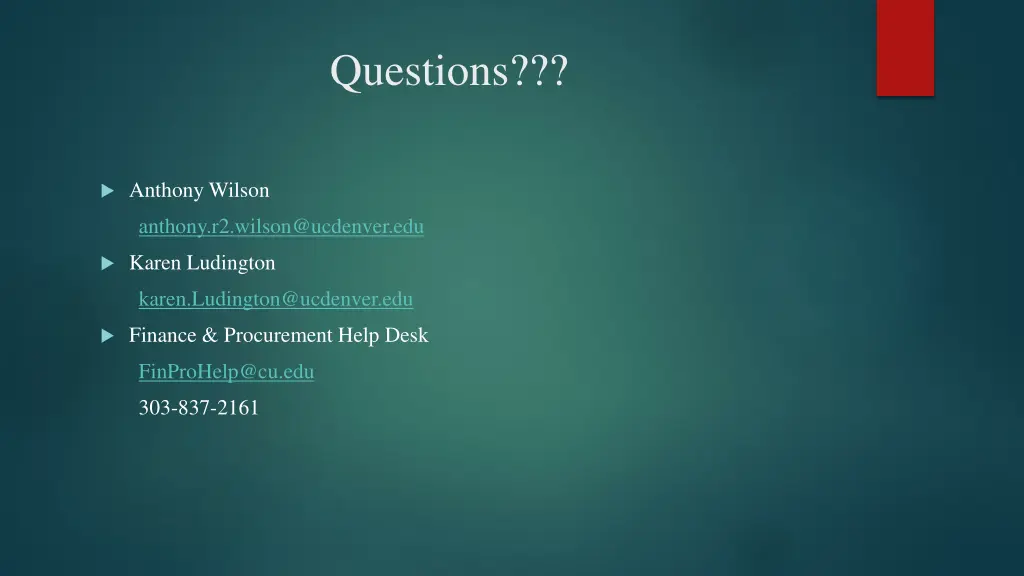 questions