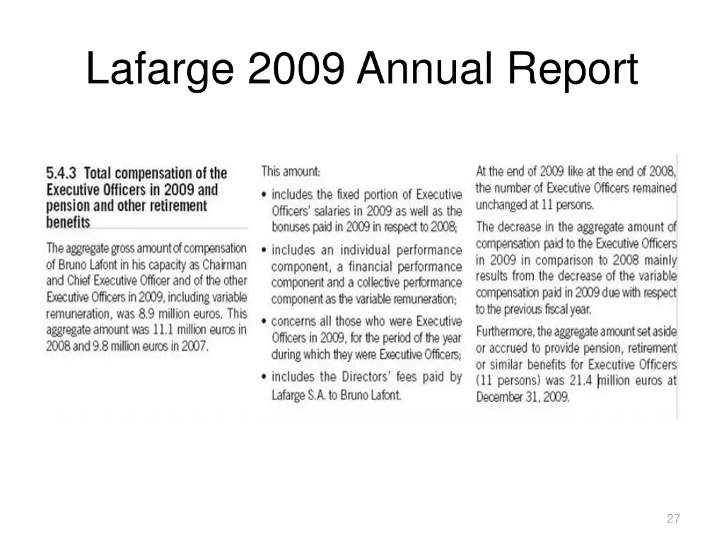lafarge 2009 annual report