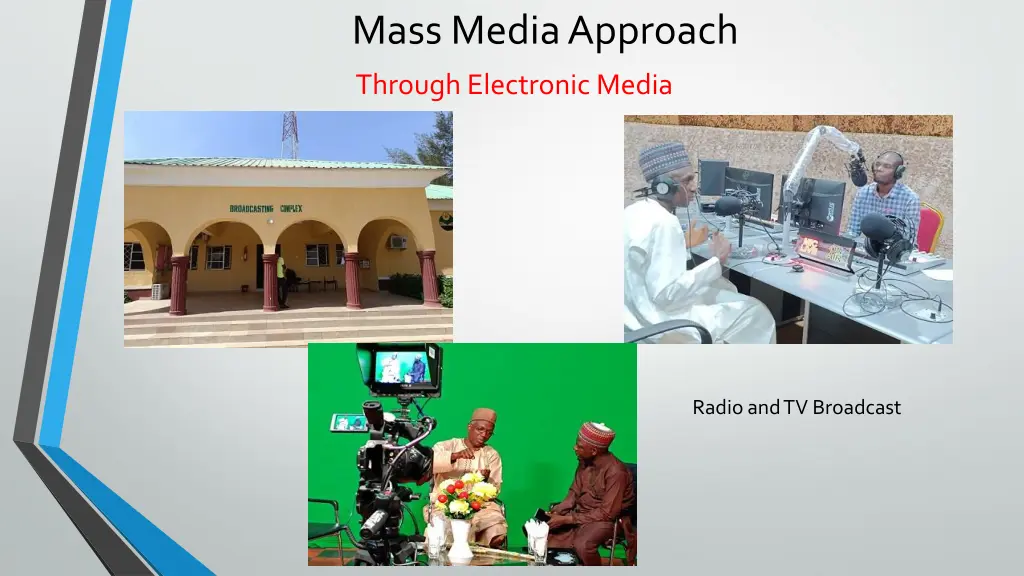 mass media approach