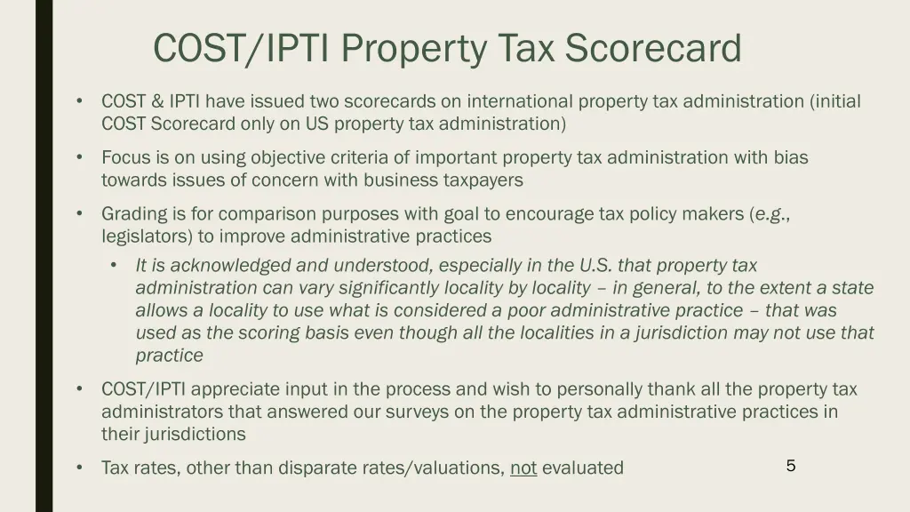 cost ipti property tax scorecard