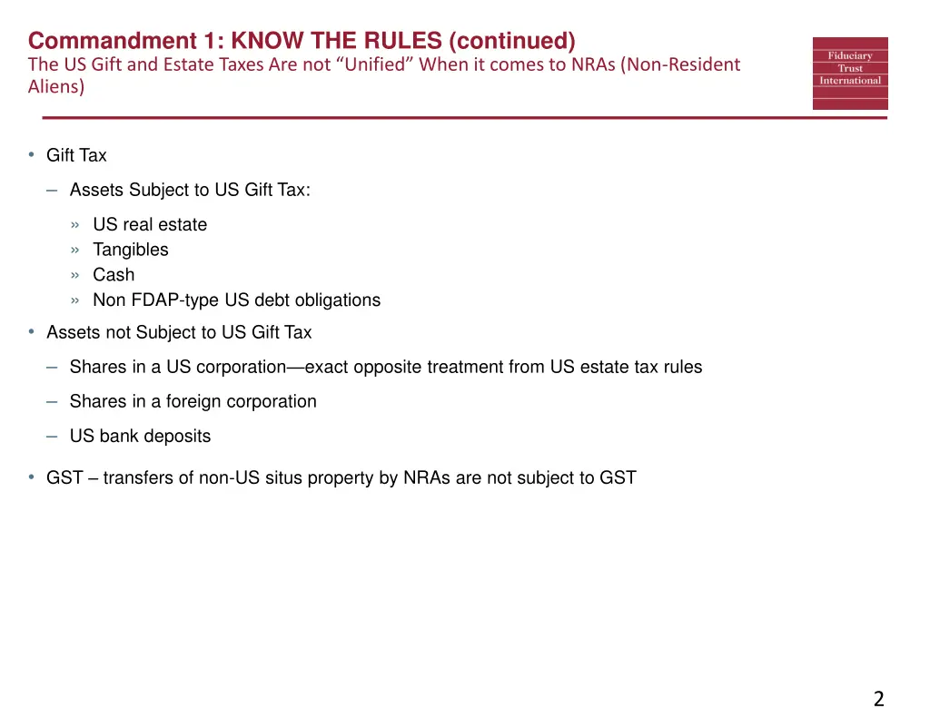 commandment 1 know the rules continued