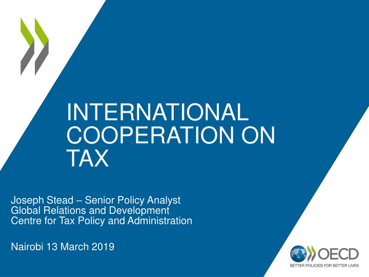 international cooperation on tax