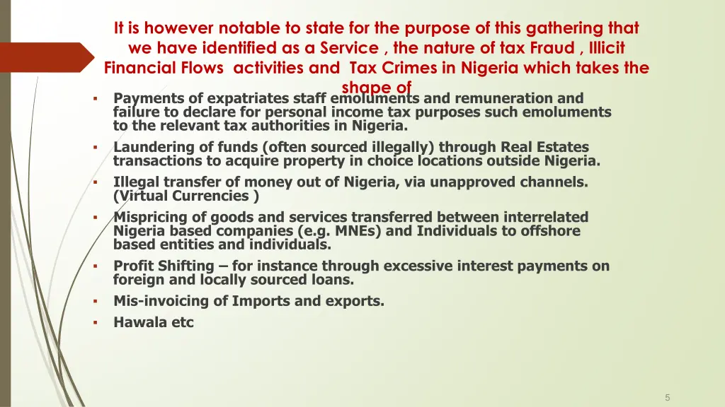 it is however notable to state for the purpose