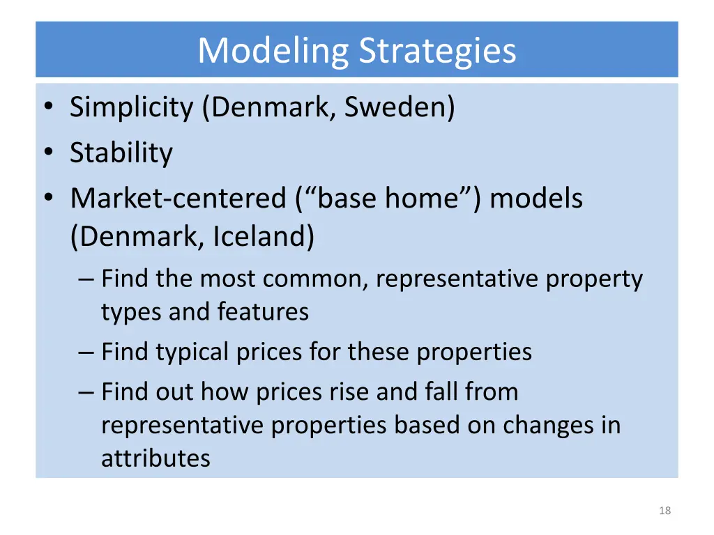 modeling strategies simplicity denmark sweden