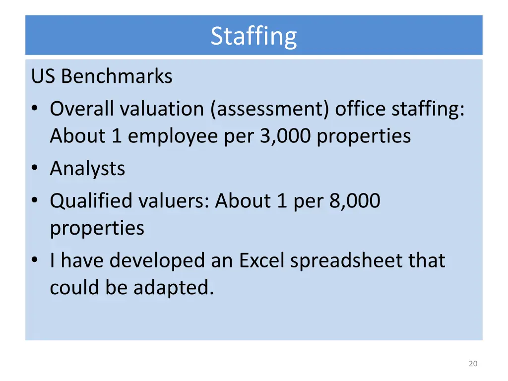 staffing