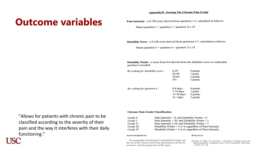 cpg classifications