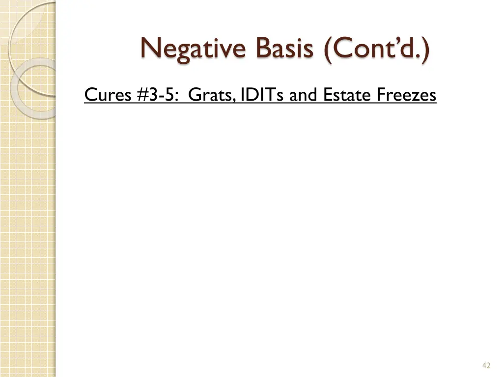 negative basis cont d 13