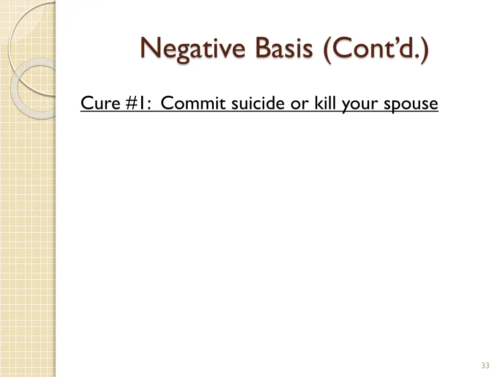 negative basis cont d 4